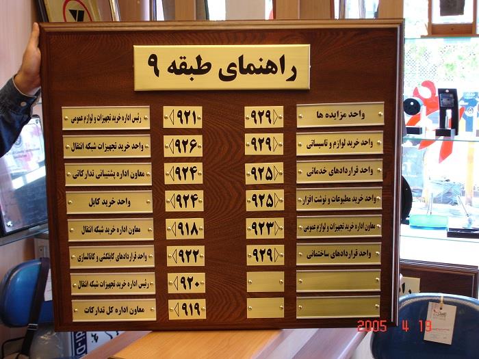 تابلو راهنمای ادارت با مولتی استایل
